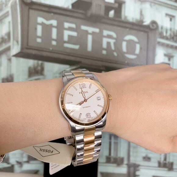 Fossil ME3227 Heritage Automatic Two-Tone Stainless Steel Watch main image 5